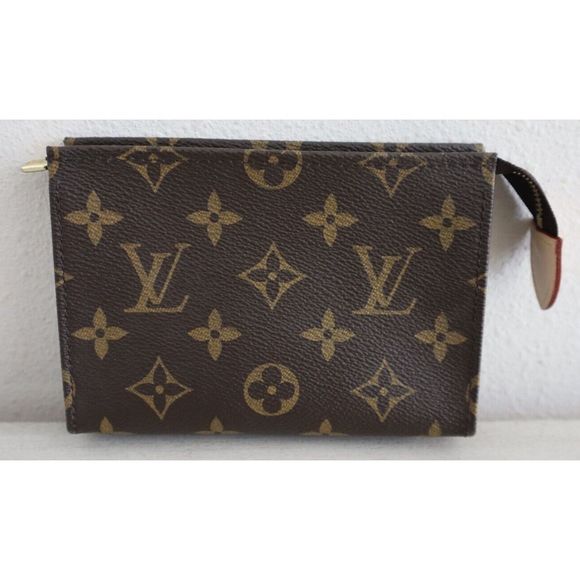 Louis Vuitton Monogram Small Poche Toilette Cosmetics Pouch w/Dust Bag - Picture 4 of 12